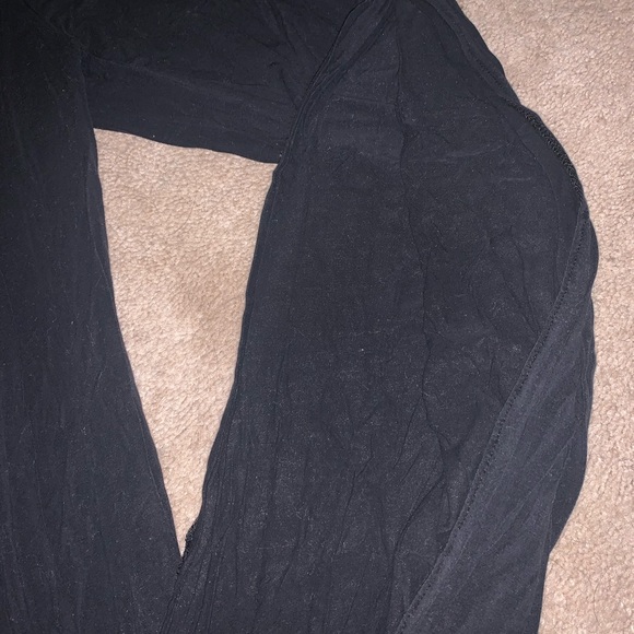 🌸 BLACK JOGGER WITH SIDE SLIT SIZE XS - Picture 2 of 2